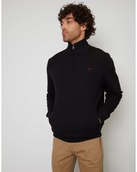 Threadbare - The Essential Cotton Rich Quarter Zip Sweatshirt - Lyst