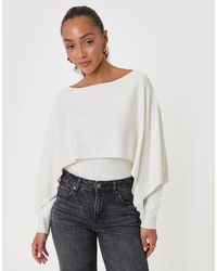 Threadbare - Long Sleeve Cape Top - Lyst