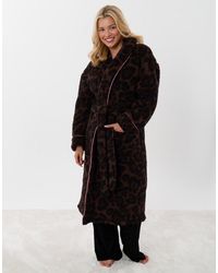 Threadbare - Contrast Piping Dressing Gown - Lyst