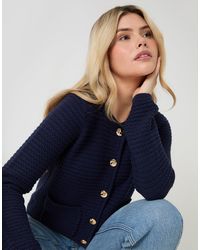 Threadbare - Patch Pocket Crew Neck Cardigan - Lyst