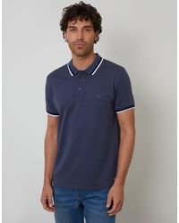 Threadbare - Jetted Pocket Cotton Interlock Polo Shirt - Lyst