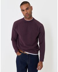 Threadbare - Mock Tee Textured Knit Crew Neck Jumper - Lyst