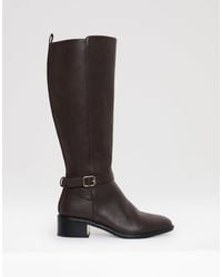 Threadbare - Faux Leather Riding Boots - Lyst