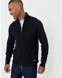 Threadbare - Knitted Zip Up Funnel Neck Cardigan - Lyst