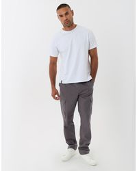 Threadbare - Regular Fit Cotton Cargo Trousers - Lyst