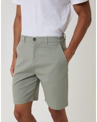 Threadbare - Regular Fit Stretch 3 Pocket Chino Shorts - Lyst