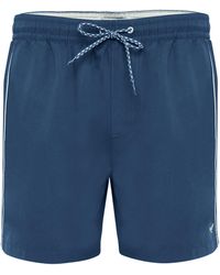Threadbare - Contrast Piping Quick Dry Swim Shorts - Lyst