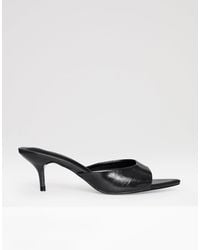 Threadbare - Open Toe Kitten Heels - Lyst