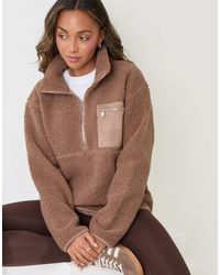 Threadbare - The Ultimate Half Zip Borg Fleece - Lyst