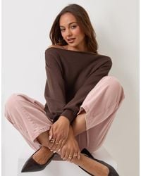 Threadbare - The Signature Soft Slash Neck Jumper - Lyst
