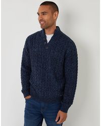 Threadbare - Funnel Neck Cable Knit Jumper - Lyst
