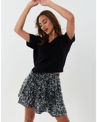 Threadbare - Sequin Mini Swing Skirt - Lyst