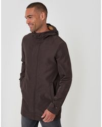 Threadbare - Showerproof Hooded Longline Mac - Lyst