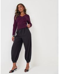 Threadbare - Balloon Trousers With Button Cuffs - Lyst
