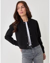 Threadbare - Faux Wool Bomber Jacket - Lyst