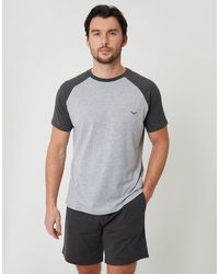 Threadbare - Raglan Short Sleeve Top & Shorts Lounge Set - Lyst