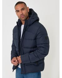 Threadbare - The Staple Showerproof Puffer Coat - Lyst