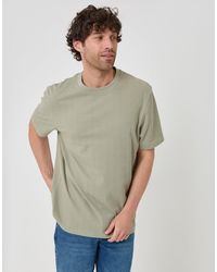 Threadbare - Relaxed Fit Cotton Textured T-Shirt - Lyst