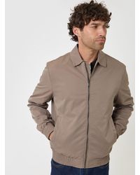 Threadbare - Showerproof Canvas Collared Lightweight Jacket - Lyst