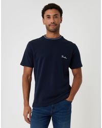 Threadbare - Cotton Crew Neck Script T-Shirt - Lyst