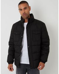 Threadbare - Padded Funnel Neck Jacket - Lyst