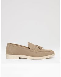 Threadbare - Faux Suede Tassel Loafers - Lyst