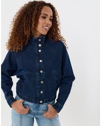 Threadbare - Denim Bomber Jacket - Lyst