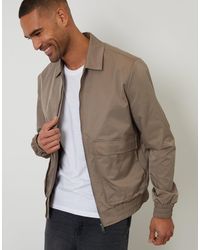 Threadbare - Showerproof Patch Pocket Zip Up Collared Jacket - Lyst