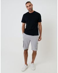 Threadbare - Elasticated Waist Stretch Cargo Shorts - Lyst