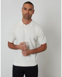 Threadbare - Moss Stitch Knitted Polo - Lyst