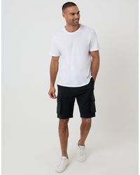 Threadbare - Elasticated Waist Stretch Cargo Shorts - Lyst