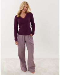 Threadbare - Petite Cotton Long Pyjama Set - Lyst