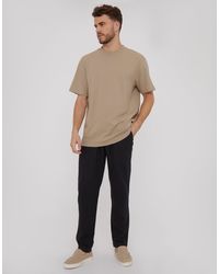Threadbare - Linen Blend Drawcord Trousers - Lyst