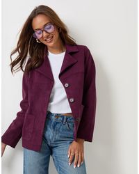 Threadbare - Faux Suede Blazer - Lyst