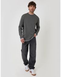 Threadbare - Relaxed Fit Mock Layer Long Sleeve T-Shirt - Lyst