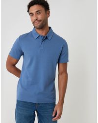 Threadbare - Textured Hidden Placket Polo Shirt - Lyst