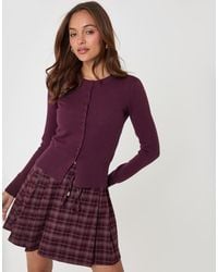 Threadbare - Crew Neck Knitted Cardigan - Lyst