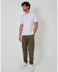 Threadbare - Elasticated Waist Cargo Trousers - Lyst