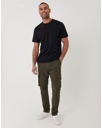 Threadbare - Slim Fit Stretch Cargo Trousers - Lyst