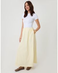 Threadbare - Gathered Waist Maxi Skirt - Lyst