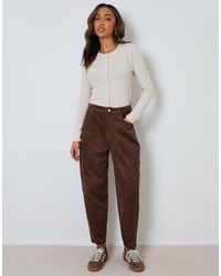 Threadbare - Corduroy Barrel Leg Trouser - Lyst