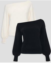 Threadbare - 2 Pack Soft Slash Neck Jumpers - Lyst