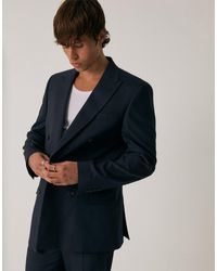 Threadbare - Tailored Fit Double Breasted Blazer - Lyst