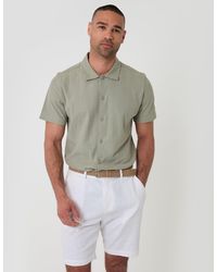 Threadbare - Regular Fit Linen Blend Shorts With Belt - Lyst