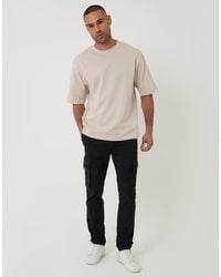 Threadbare - Slim Fit Stretch Cargo Trousers - Lyst