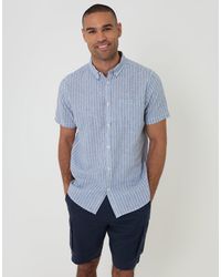 Threadbare - Linen Blend Cargo Shorts - Lyst