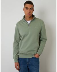 Threadbare - The Essential Cotton Rich Quarter Zip Sweatshirt - Lyst