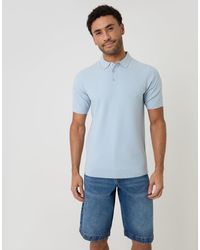 Threadbare - Basket Stitch Knitted Polo - Lyst