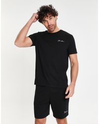 Threadbare - Script Logo Short Lounge Set - Lyst