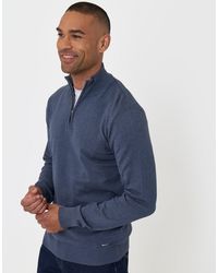 Threadbare - Funnel Neck Quarter Zip Knitted Jumper - Lyst